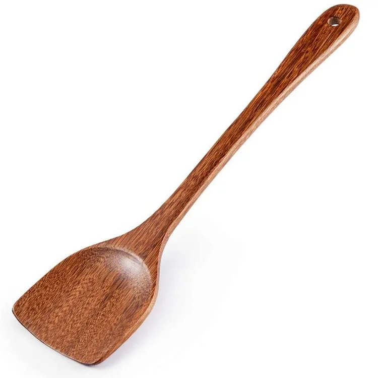 Factory Direct Sale Custom Logo Long Handle Solid Wood Kitchen Spatula Utensils For Cooking, Natural
Factory Direct Sale Custom Logo Long Handle Solid Wood Kitchen Spatula Utensils For Cooking, Natural