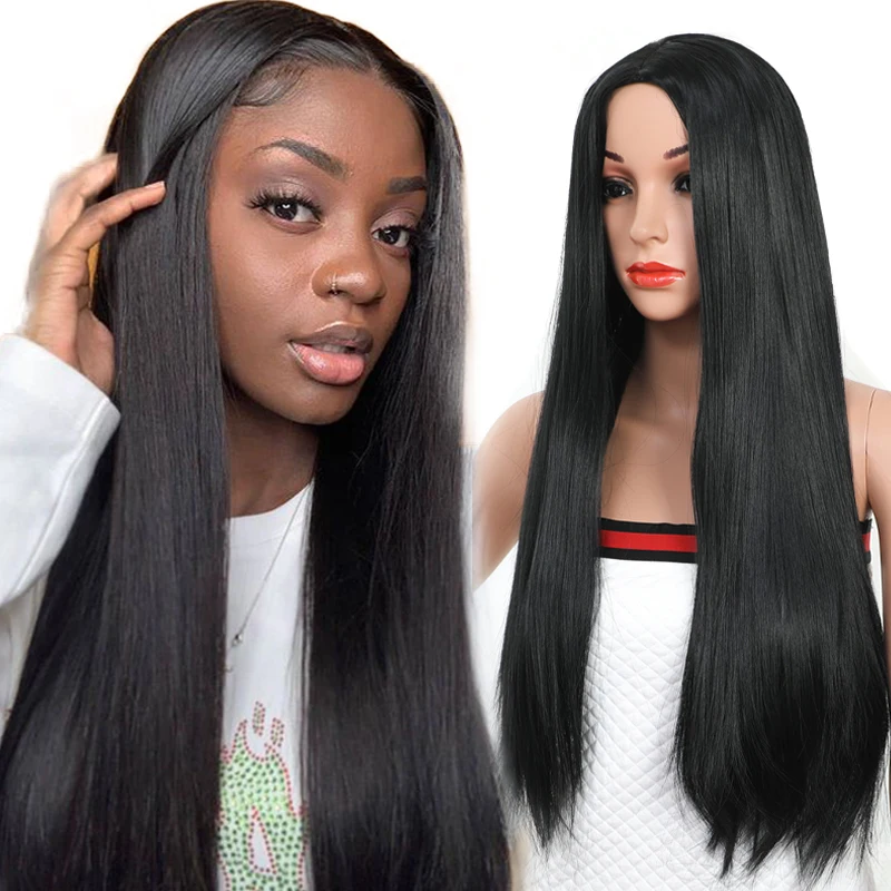 Synthetic Wigs Women Long Hair Costume Theme Party Wig Middle Part Cosplay Black Brown Blonde Wine Silver Color for Black White
Synthetic Wigs Women Long Hair Costume Theme Party Wig Middle Part Cosplay Black Brown Blonde Wine Silver Color for Black White