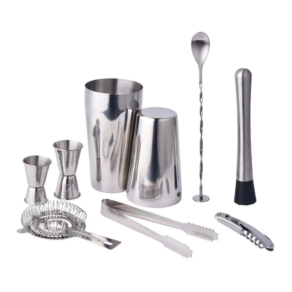 Wholesale Home Kitchen High Quality Bar Bartender Tools Boston Wine Shaker Kit 700ml Stainless Steel Cocktail Set
Wholesale Home Kitchen High Quality Bar Bartender Tools Boston Wine Shaker Kit 700ml Stainless Steel Cocktail Set
