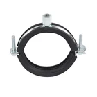 Factory price M10 M12 two screws set tube clamp pipe clamps steel pipe brackets for tubing lines