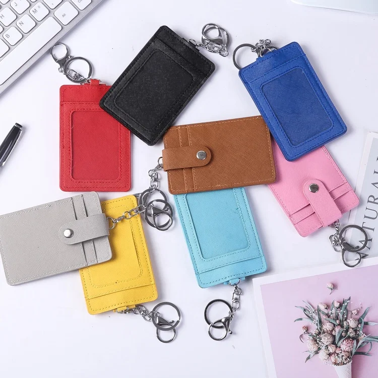 PU card holder with keychain, Multi
PU card holder with keychain, Multi