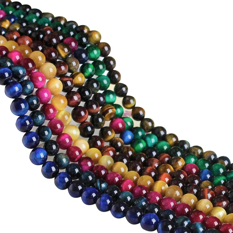 High Grade Charming Natural Round Multiple Styles Tiger Eye Gemstone Loose Beads for Jewelry Making, Colorful
High Grade Charming Natural Round Multiple Styles Tiger Eye Gemstone Loose Beads for Jewelry Making, Colorful