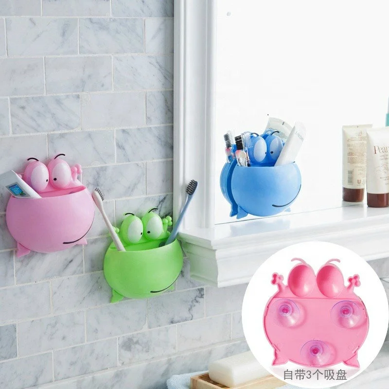Creative Cartoon Frog Toothbrush Holder Strong Suction Cup Toothpaste Storage Rack
Creative Cartoon Frog Toothbrush Holder Strong Suction Cup Toothpaste Storage Rack
