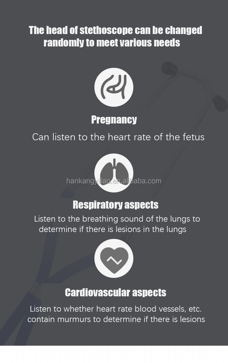 multifunctional bilateral stethoscope can listen to fetal heart