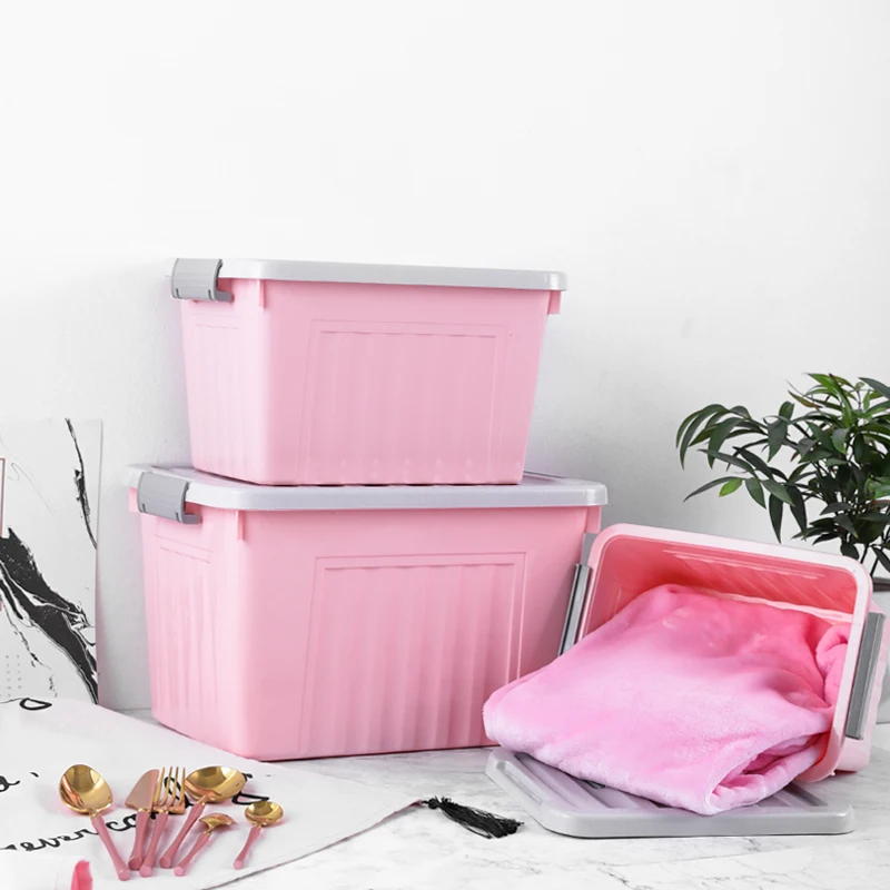 Big capacity Clothes Toys Organizer Heavy Duty Plastic Storage Box wid Lid, Pink,gray,blue
Big capacity Clothes Toys Organizer Heavy Duty Plastic Storage Box wid Lid, Pink,gray,blue