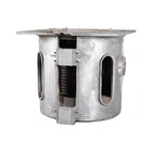 500kg intermediate frequency aluminum shell metal scrap induction melting furnace