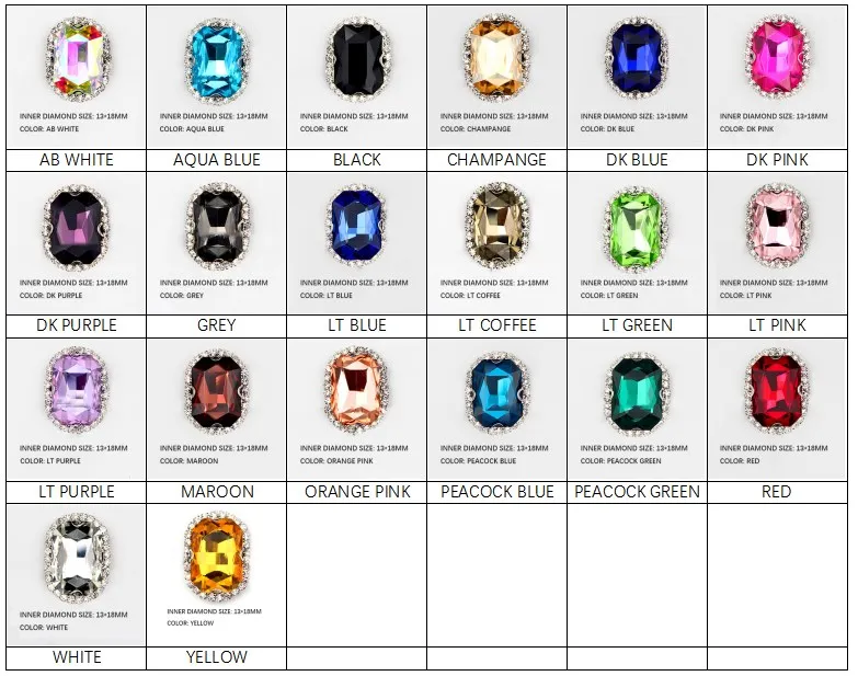 Rectangle Rhinestone Charms with Diamond Edge Application With Shoes Buckles Shoes Decorative Charms
Rectangle Rhinestone Charms with Diamond Edge Application With Shoes Buckles Shoes Decorative Charms