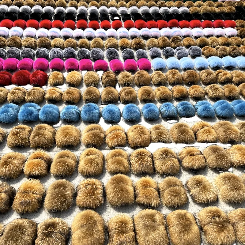 reliable quality fox fur slides fur slides shoes slides with fur slippers for women, Customized
reliable quality fox fur slides fur slides shoes slides with fur slippers for women, Customized