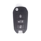 Original FSK434MHz 3 buttons 46chip Flip Controlled Remote Car Key Folding Remote Entry 2013DJ0113 fit for 2012+Peugeot