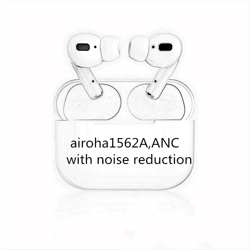Best Quality Airpodses pro wireless headphones with ANC spatial audio Airpodses 3 airoha 1562a, White
Best Quality Airpodses pro wireless headphones with ANC spatial audio Airpodses 3 airoha 1562a, White