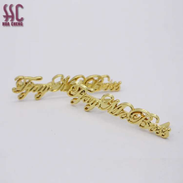Customized fashion bag accessories zinc alloy brand logo metal tag metal bag label for clothing or handbag
Customized fashion bag accessories zinc alloy brand logo metal tag metal bag label for clothing or handbag