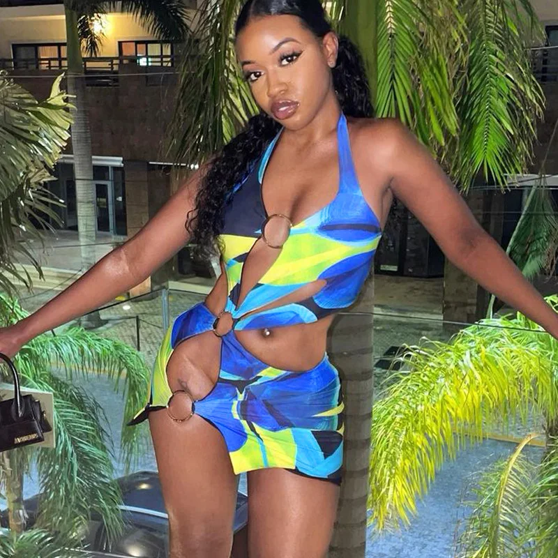 Spring Summer Dresses Women's Clothing Colorful Multicolor Stripe Print ring Sweet Sexy Eye-catching Pencil Skirt Halter Dress
Spring Summer Dresses Women's Clothing Colorful Multicolor Stripe Print ring Sweet Sexy Eye-catching Pencil Skirt Halter Dress