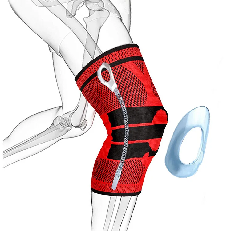 High quality Sports knee pads silicone anti-collision spring support riding hiking running fitness outdoor protective, 5 colors to choose
High quality Sports knee pads silicone anti-collision spring support riding hiking running fitness outdoor protective, 5 colors to choose