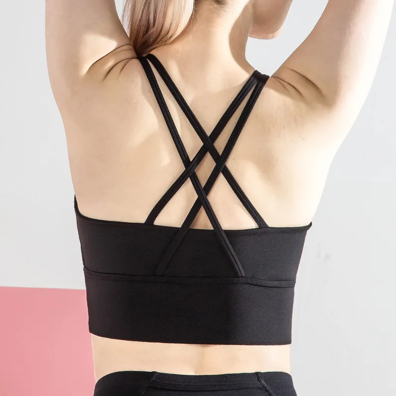 Hot Sexy XXX Yoga Bra Black High Impact Cross Back Sports Bra Pure Color Back Gym Bra Tops
Hot Sexy XXX Yoga Bra Black High Impact Cross Back Sports Bra Pure Color Back Gym Bra Tops