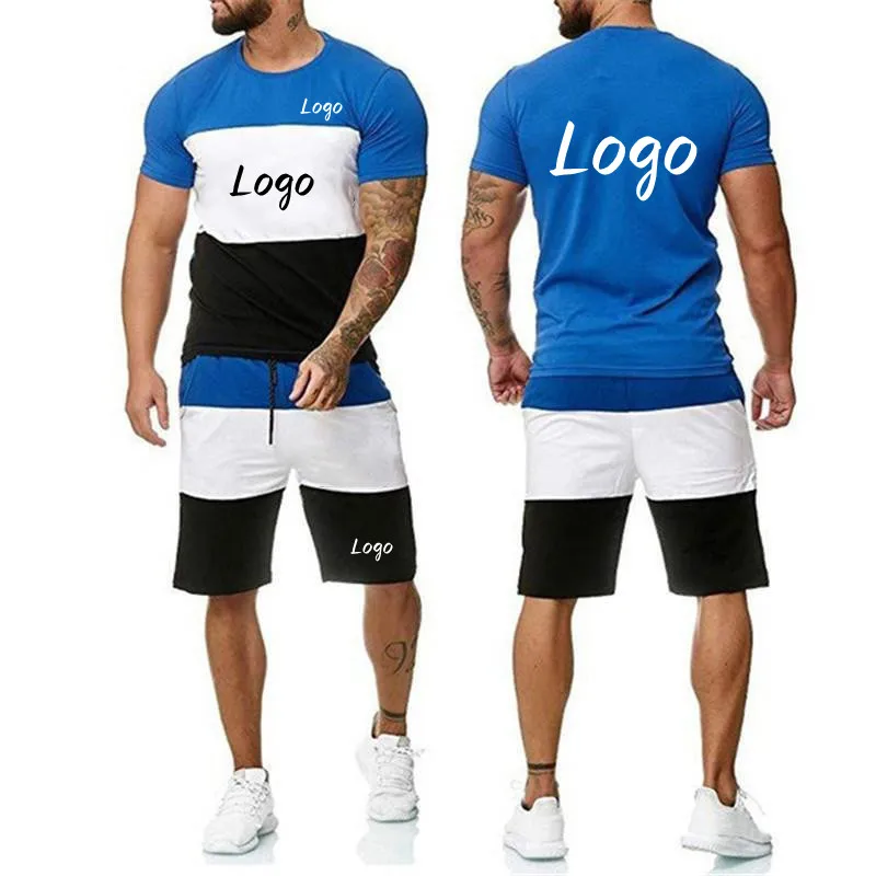 Summer Custom Sports Mens Tracksuit T Shirt Shorts Sets Casual Two Piece Shorts Set For Men
Summer Custom Sports Mens Tracksuit T Shirt Shorts Sets Casual Two Piece Shorts Set For Men