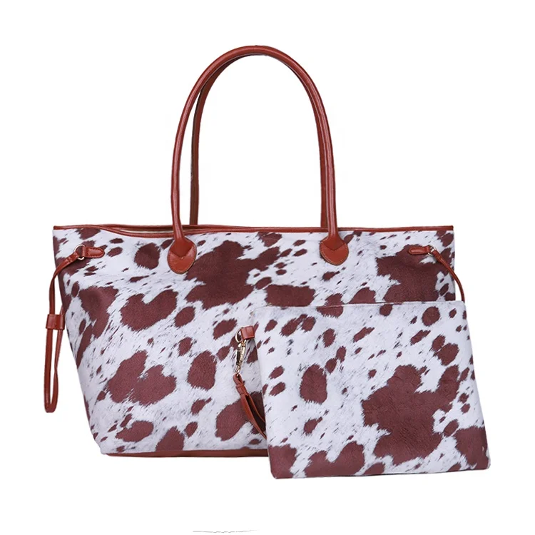 2020 Hot Sale US Fashion Useful 2 Pieces Set Cow Print Soft Large Weekender Tote Bags, Accept custom made
2020 Hot Sale US Fashion Useful 2 Pieces Set Cow Print Soft Large Weekender Tote Bags, Accept custom made