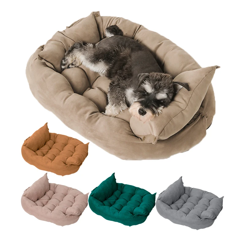 Wholesale Multifunction Pet Bed Dog Bed With Pillow Comfortable Warm Luxury Dog Bed Comfortable Dog Sofa
Wholesale Multifunction Pet Bed Dog Bed With Pillow Comfortable Warm Luxury Dog Bed Comfortable Dog Sofa
