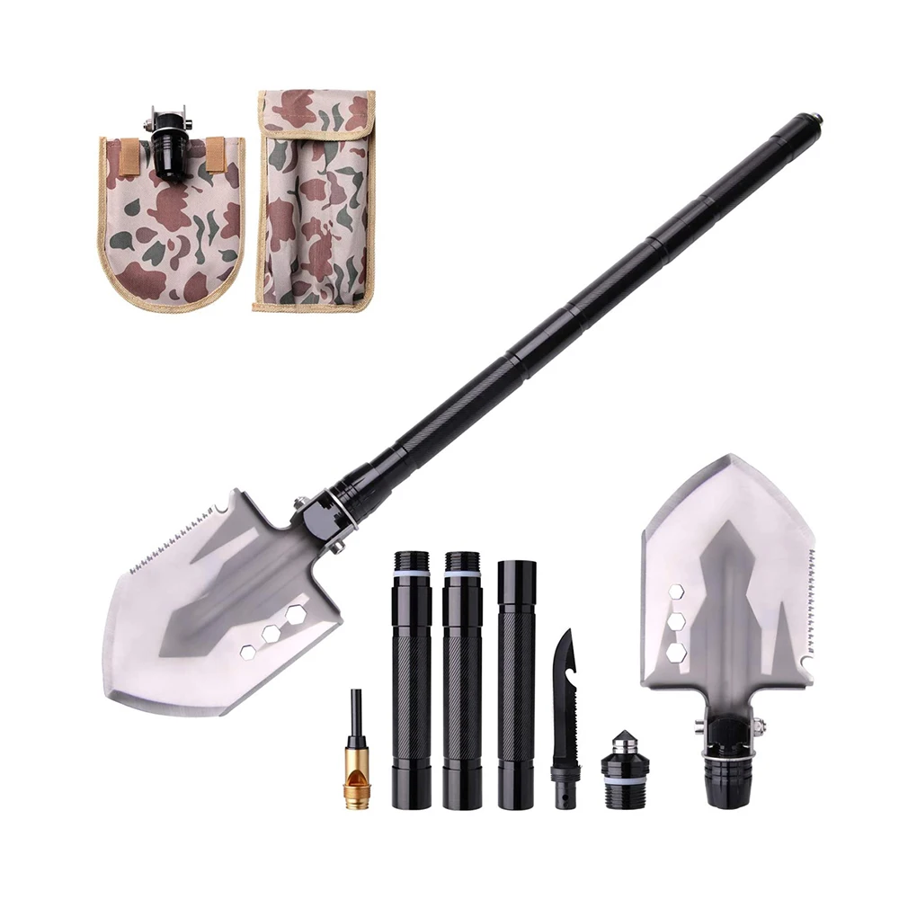 Military Outdoor Camping Travel Multi-use Equipment Tactical Survival Folding camping shovel garden shovel
Military Outdoor Camping Travel Multi-use Equipment Tactical Survival Folding camping shovel garden shovel