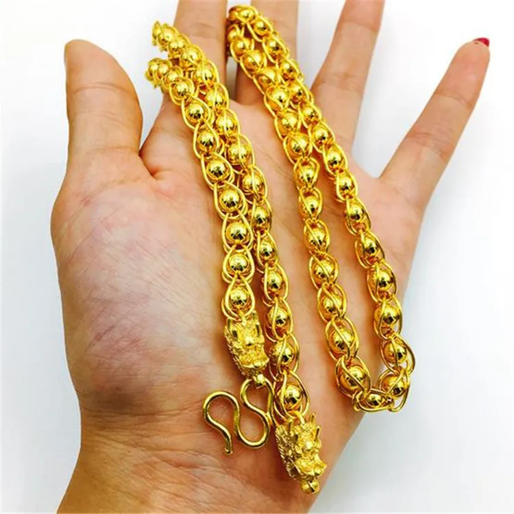 Brass Gold Plated Fine Jewelry Men'S Faucet Necklace Gold Vacuum Plating Bead Necklace
Brass Gold Plated Fine Jewelry Men'S Faucet Necklace Gold Vacuum Plating Bead Necklace