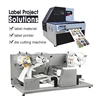Free Media Roll To Roll Digital Label Paper Film Printer And Troqueladoras Rotary Roll Label Die Cutter Machine
