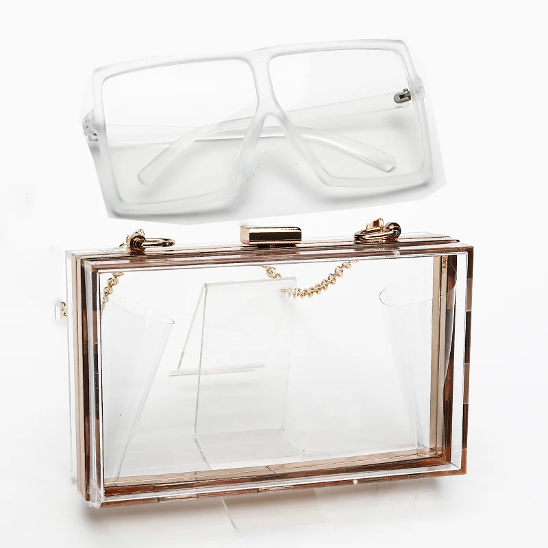 INS high quality rimless square sun glasses shades matching candy color acrylic handbags purses sets for women ladies, Rich
INS high quality rimless square sun glasses shades matching candy color acrylic handbags purses sets for women ladies, Rich