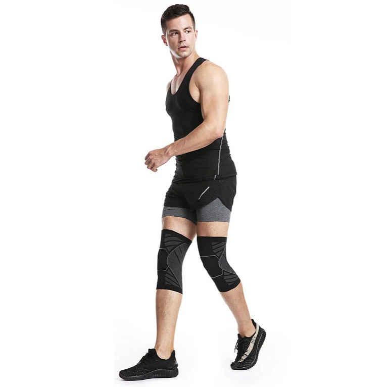 Hot Sale High Elastic Compression Knee Sleeve Knee Pads Anti-slip Athletic Knee Brace, Color can be customized
Hot Sale High Elastic Compression Knee Sleeve Knee Pads Anti-slip Athletic Knee Brace, Color can be customized