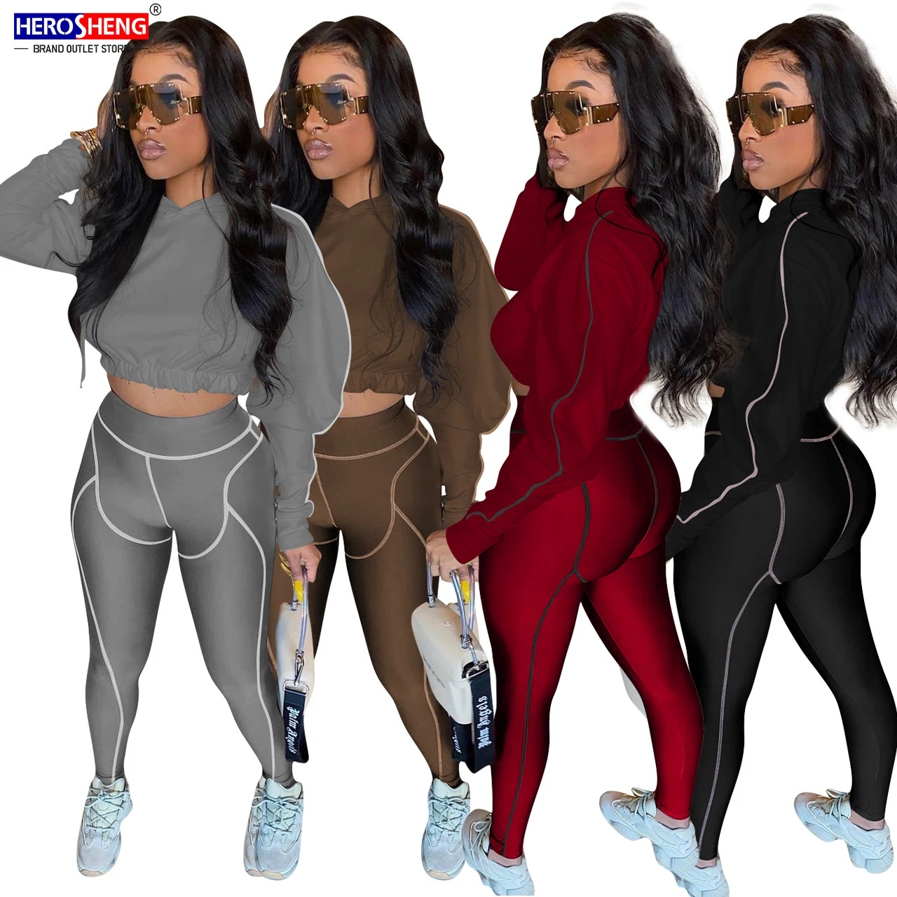 Sportswear ladies 2 piece set women Plus Size O Neck T Shirts Crop Top Tracksuits 2 Piece Set Woman Two Piece Set
Sportswear ladies 2 piece set women Plus Size O Neck T Shirts Crop Top Tracksuits 2 Piece Set Woman Two Piece Set