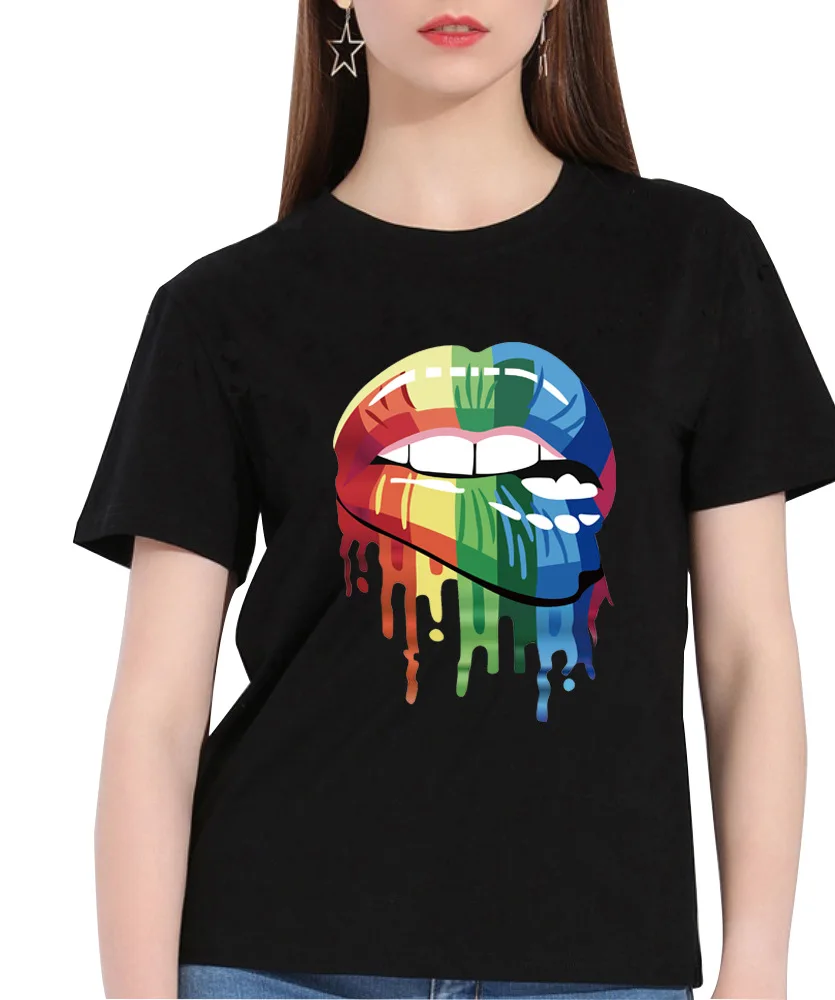 Summer T Shirt Women 2020 graffiti lips Print Round Neck Short Sleeve Woman Tee Tops Casual Female T-shirts Plus Size, Customized color
Summer T Shirt Women 2020 graffiti lips Print Round Neck Short Sleeve Woman Tee Tops Casual Female T-shirts Plus Size, Customized color