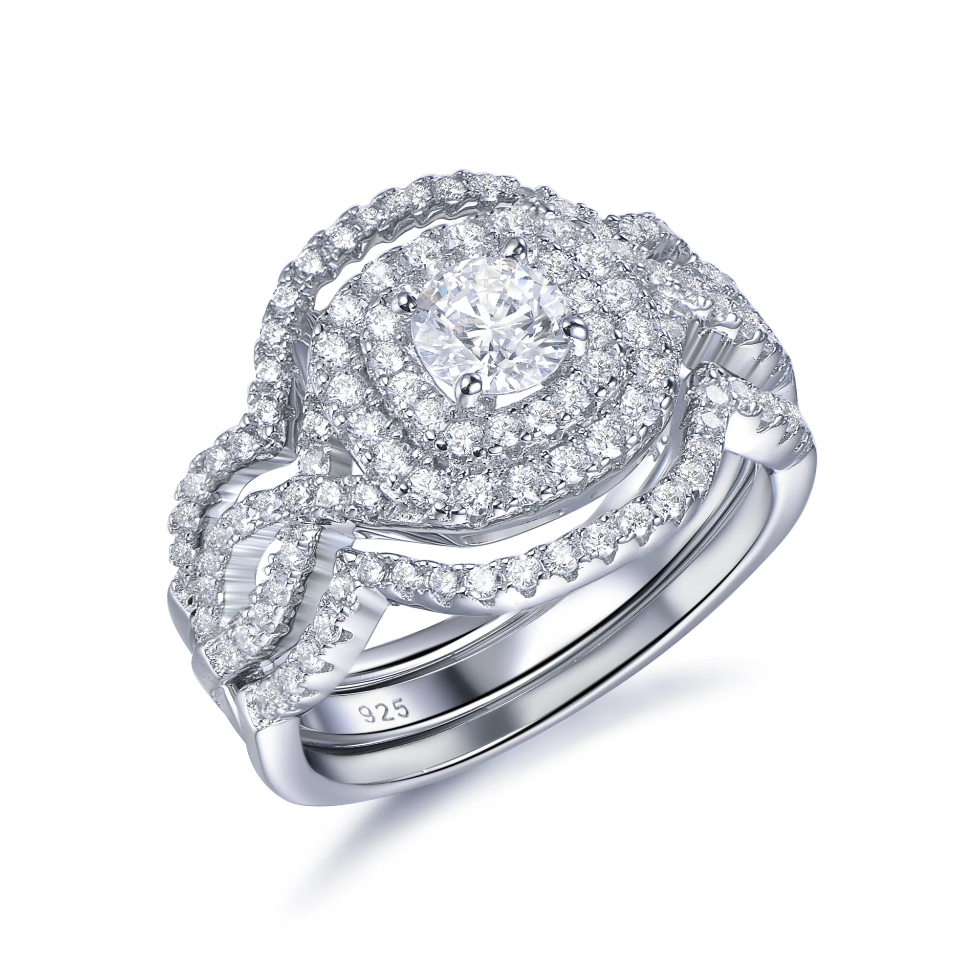 Custom 925 sterling silver couple cubic zircon diamond wedding engagement ring jewelry women ring set
Custom 925 sterling silver couple cubic zircon diamond wedding engagement ring jewelry women ring set