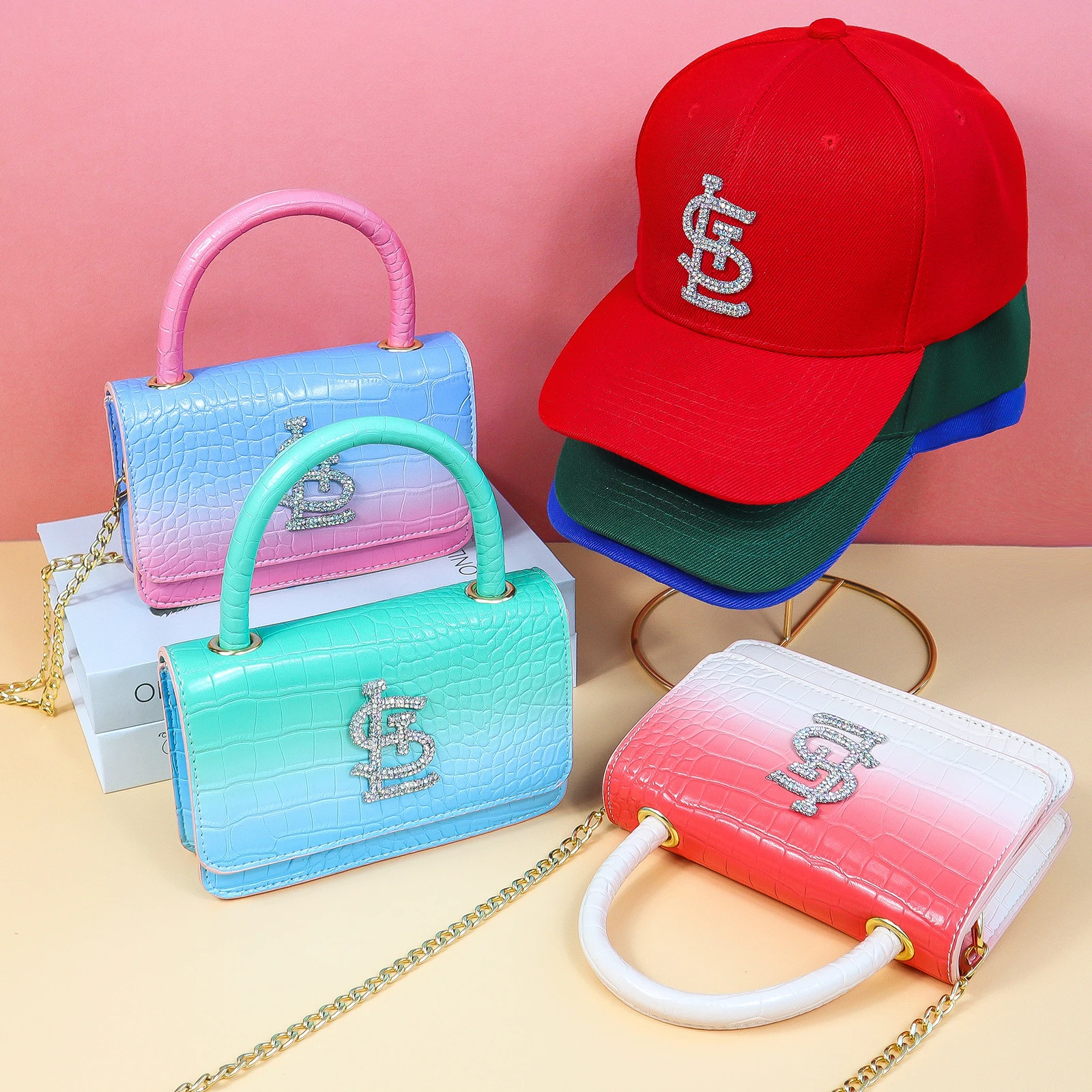 Factory direct sales messenger bag tote bag tie dye bags for girls handbags purse and hat sets, 8 colors
Factory direct sales messenger bag tote bag tie dye bags for girls handbags purse and hat sets, 8 colors