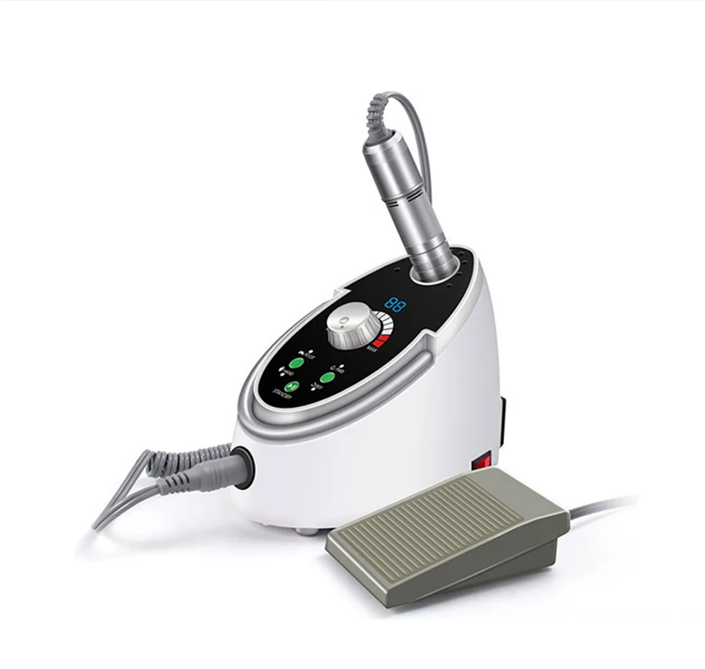Professional 35000 rpm strong electric pedal best nail drill machine, White,black silver,red,pink color
Professional 35000 rpm strong electric pedal best nail drill machine, White,black silver,red,pink color