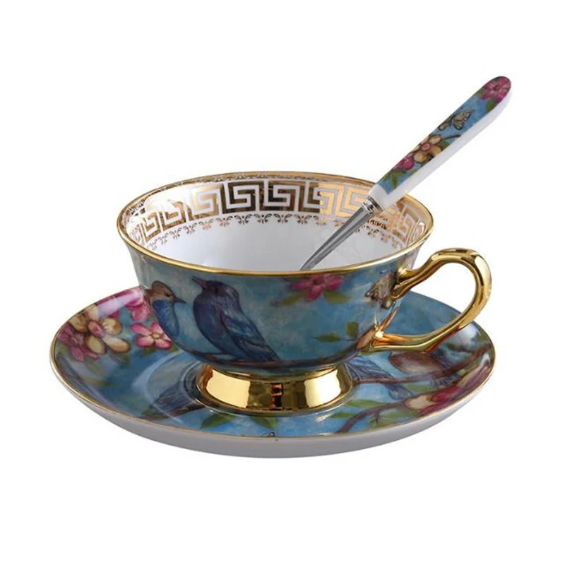 Porcelain Upscale Creative Household Comfortable Design Coffee Sets Healthy Convenient High Quality Tea Sets, Blue/dark blue
Porcelain Upscale Creative Household Comfortable Design Coffee Sets Healthy Convenient High Quality Tea Sets, Blue/dark blue