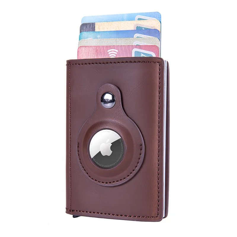 Pu Leather Airtag Card Holder Airtag GPS Tracker Holder RFID Auto Pop Up Credit Card Holder Aluminum Case Pocket Travel Wallets
Pu Leather Airtag Card Holder Airtag GPS Tracker Holder RFID Auto Pop Up Credit Card Holder Aluminum Case Pocket Travel Wallets