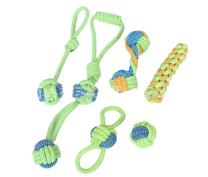 Pet toy dog cotton rope ball cat dog training interactive chewing teeth cleaning pet dog cotton rope toy
Pet toy dog cotton rope ball cat dog training interactive chewing teeth cleaning pet dog cotton rope toy