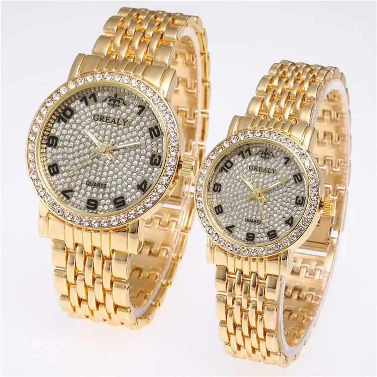 Private Label Watches Gift OEM Custom Logo Gold Watch Luxury Full Dial Diamond Watch For Couple, Picture shows
Private Label Watches Gift OEM Custom Logo Gold Watch Luxury Full Dial Diamond Watch For Couple, Picture shows