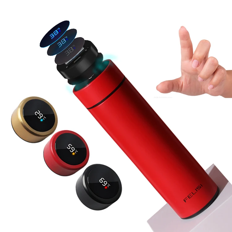 Stainless Ssteel smart water bottle with led temperature display smart thermos bottle, Red/black/white/gold/pink
Stainless Ssteel smart water bottle with led temperature display smart thermos bottle, Red/black/white/gold/pink