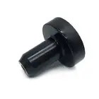 Customized cnc turning machining auto parts black rubber part