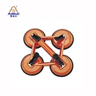 heavy duty handling tool four plates vacuum glass suction cup lifter