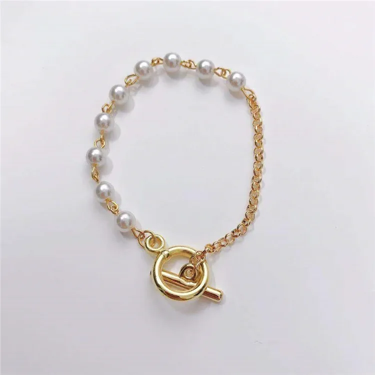 New Arrival Fashion Pearl bracelets OT Clasp Lock Unique Gold Beaded Link Chain Bangles Jewelry Bracelet For Women, Gold, silver
New Arrival Fashion Pearl bracelets OT Clasp Lock Unique Gold Beaded Link Chain Bangles Jewelry Bracelet For Women, Gold, silver