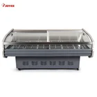 Commercial meat deli display case delicatessen refrigerator fridge for supermarket