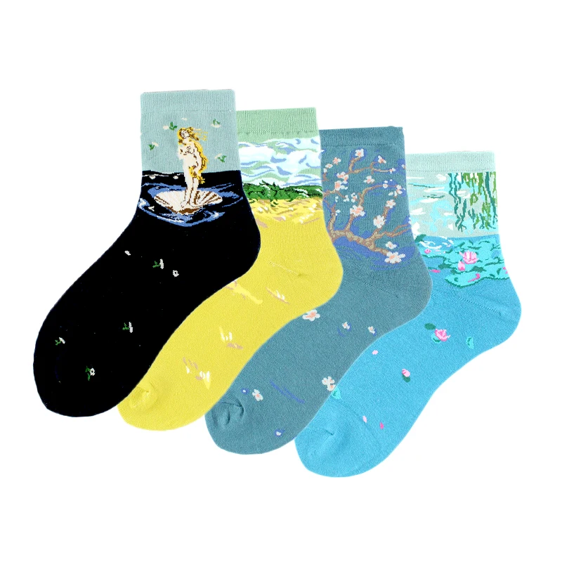 ALLCH Wholesale Vintage Retro Art Abstract Oil Painting Series Personality Warm Cotton Ladies Crew Ankle Socks for Women, Custom color
ALLCH Wholesale Vintage Retro Art Abstract Oil Painting Series Personality Warm Cotton Ladies Crew Ankle Socks for Women, Custom color