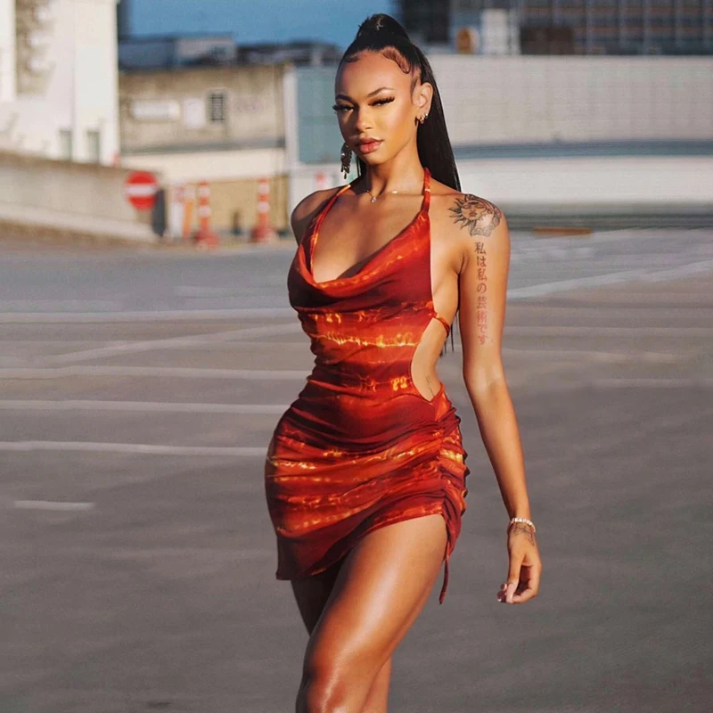 2021 Popular Fashion Women Clothing Stylish slim Club Party Colorful Sleeveless Backless Halter Mini Dress
2021 Popular Fashion Women Clothing Stylish slim Club Party Colorful Sleeveless Backless Halter Mini Dress