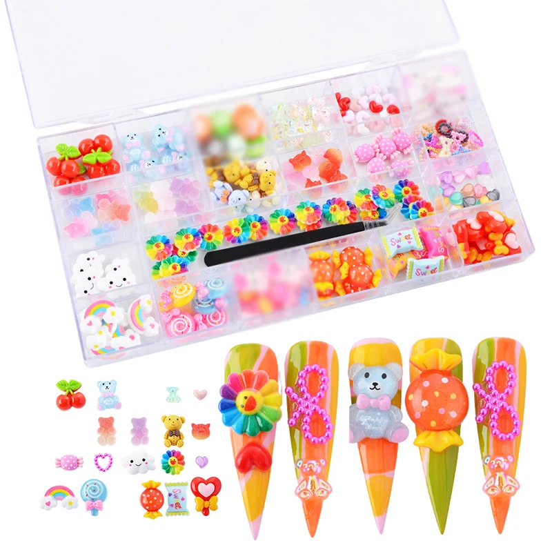 Cat Bear Charm Decoration Food 3D Big Sweet Resin Plastic Candy Nail Art Charms For Nails, Colorful
Cat Bear Charm Decoration Food 3D Big Sweet Resin Plastic Candy Nail Art Charms For Nails, Colorful