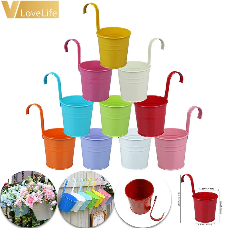 Vlovelife 1pcs Large Metal Hanging Plant Pots 13CM Top Caliber Flower Pots Hanging Pot For Garden Planting Hanging Flowerpots, White, red, pink, purple,beige,yellow,light blue,green,silver,orange
Vlovelife 1pcs Large Metal Hanging Plant Pots 13CM Top Caliber Flower Pots Hanging Pot For Garden Planting Hanging Flowerpots, White, red, pink, purple,beige,yellow,light blue,green,silver,orange