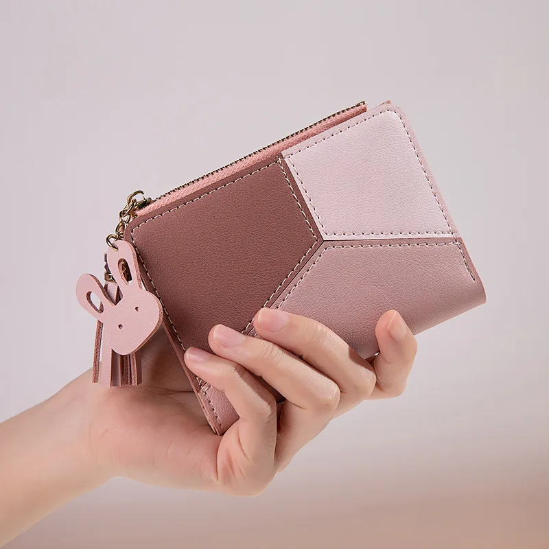 2021 Tassel Wallet Women Small Cute Short Wallet Patchwork Credit and Bank Card Holder Wallets Zipper, Black
2021 Tassel Wallet Women Small Cute Short Wallet Patchwork Credit and Bank Card Holder Wallets Zipper, Black