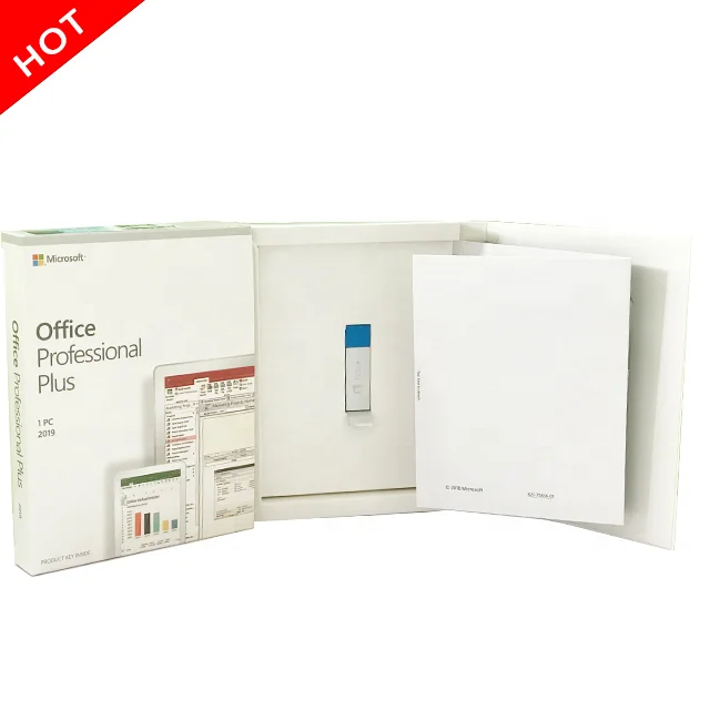MS Software Office Professional Plus 2019 FPP Key USB Full Package Box Microsoft Office 2019 Pro Plus Keycard USB Installation
MS Software Office Professional Plus 2019 FPP Key USB Full Package Box Microsoft Office 2019 Pro Plus Keycard USB Installation