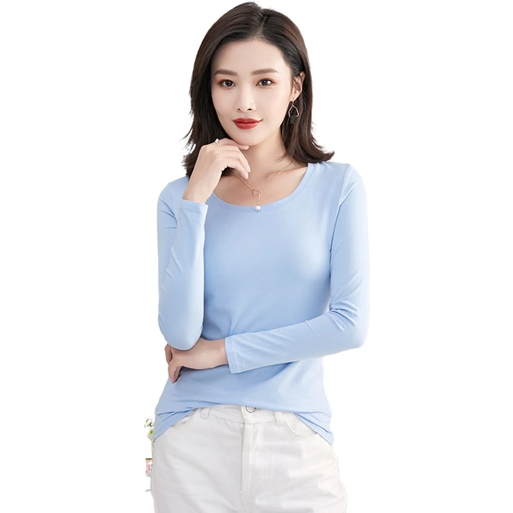Cheap Ladies Fitness Long Sleeve Crewneck Tops Silk Basic Top Women Silk T-shirt, Red, khaki, green, black, pink,yellow, white, blue, gray, skin, coffee
Cheap Ladies Fitness Long Sleeve Crewneck Tops Silk Basic Top Women Silk T-shirt, Red, khaki, green, black, pink,yellow, white, blue, gray, skin, coffee