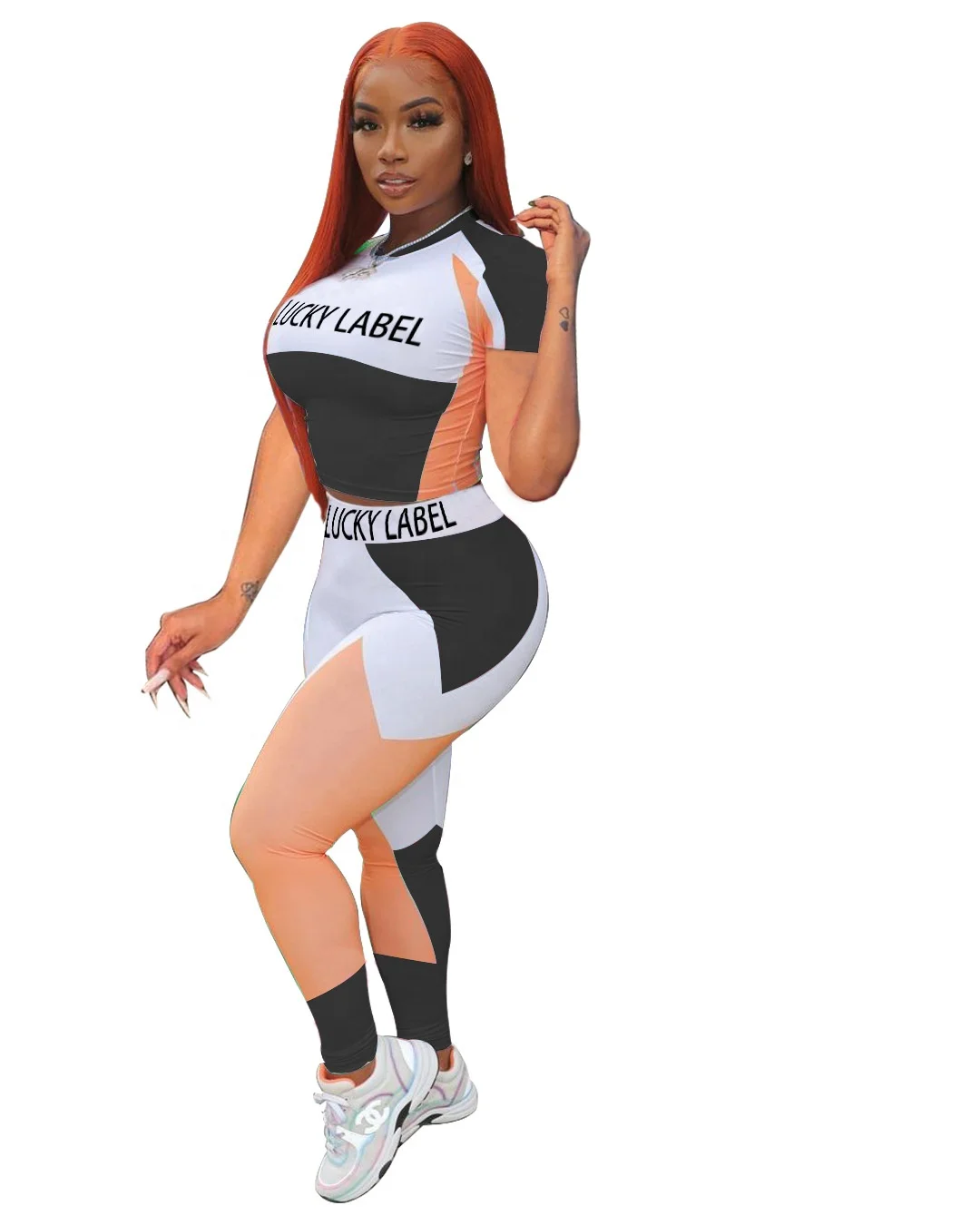 New Short Sleeve Patchwork Print Sexy Bodycon T-shirt Pants Suits 2pc Set Summer Casual Sport Tracksuit for Women
New Short Sleeve Patchwork Print Sexy Bodycon T-shirt Pants Suits 2pc Set Summer Casual Sport Tracksuit for Women