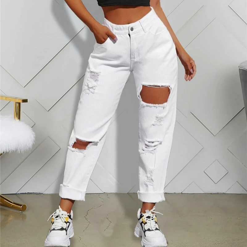 AliExpress Hot sale Ladies Wide Leg Pants Plus Size High Waist Boyfriend Denim Jeans For Women Ripped Jeans
AliExpress Hot sale Ladies Wide Leg Pants Plus Size High Waist Boyfriend Denim Jeans For Women Ripped Jeans