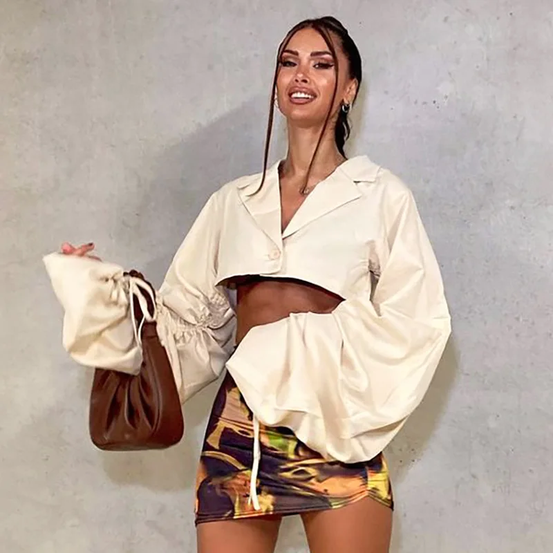 Blazer De Mujer 2021 Fall Jackets For Women Patchwork Lapel Cardigan Button Long Sleeved Crop Top Women's Jackets, Customized color
Blazer De Mujer 2021 Fall Jackets For Women Patchwork Lapel Cardigan Button Long Sleeved Crop Top Women's Jackets, Customized color